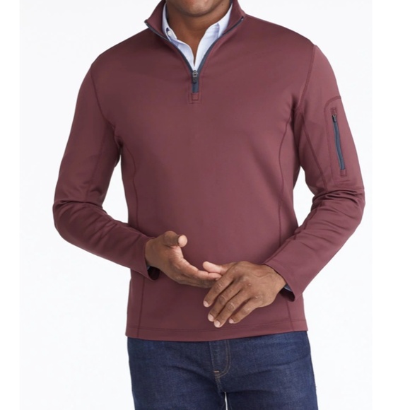UNTUCKit Other - UNTUCKit Mazzano 1/4 Zip Mens Burgundy Long Sleeve Performance Pullover XXXL
